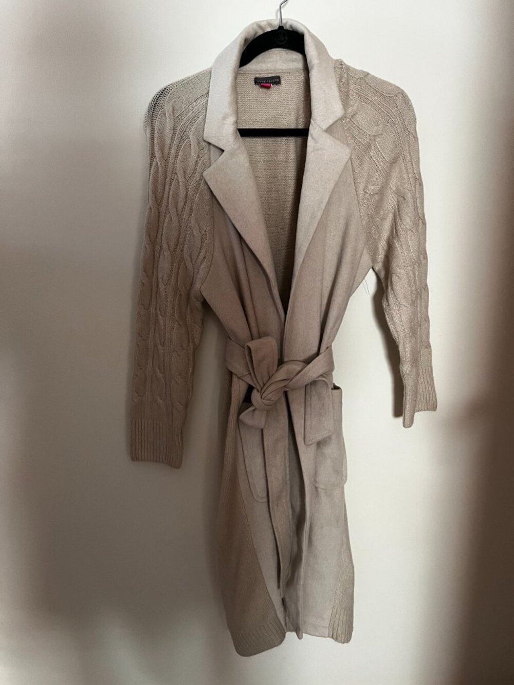 LIKE NEW/No Tags} Vince Camuto Wool-Blend Coat, Biscotti W/Raglan Sleeves/Size M